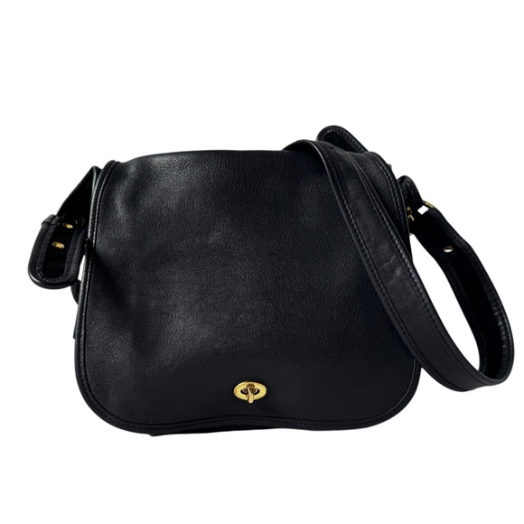 Vintage Coach Stewardess Bag 9525 in Black - Picture 2 of 13